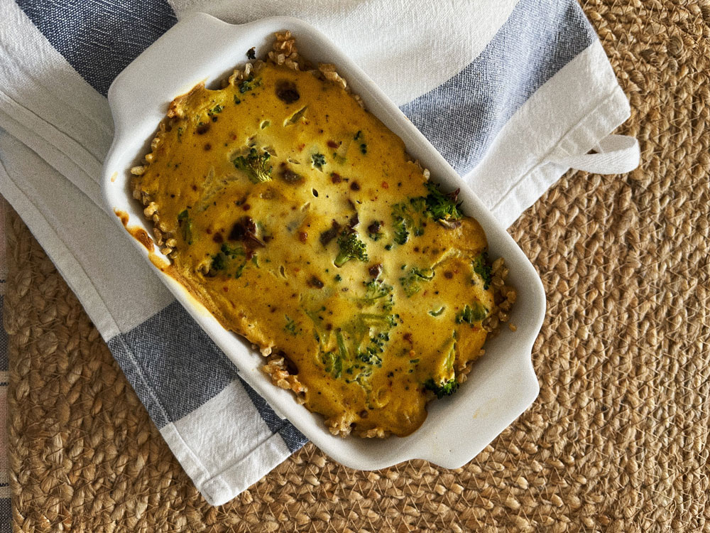 Rice and tofu quiche With&nbsp;Veggies